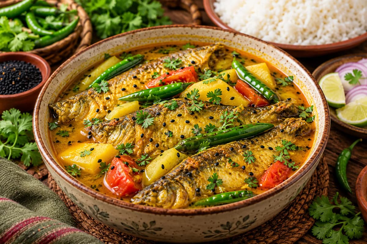 কালোজিরা ও কাঁচা মরিচ ফোড়নে পাবদা মাছের পাতলা ঝোল - ছবি ১